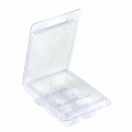 6 cavidades Caja de plástico de molde de derretimiento de cera transparente